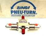 Nib Bimba CPT-00746-A Pneu-turn Rotary Actuator With 1/2 Keyed Output Shafts. Fixed Price $79.00.