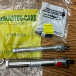 Lot Of 2 Norgren RLA03A & RLC03A-DAN-AA00 Pneumatic Air Cylinders With Valve. Fixed Price $50.00.