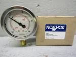 Noshok 25.901 -30/30 Psi 1/4" Npt Lower Connection Liquid Filled Pressure Gauge. Fixed Price $51.99.