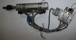 Smc CDU25-10D Pneumatic Cylinder W/ JA20-8-125 Floating Joint, SY3120-5LOZ-N3. Fixed Price $244.25.