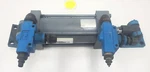 Miller A84B2C Pneaumatic Cylinder 250 Psi W/clevis Mounts & Flo Controls. Fixed Price $250.00.