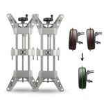 2PCS Wheel Alignment Rack Rim Clamp Mount For 11'' 25'' 4S Shop Tools. Fixed Price $167.96.