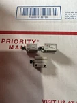 (3) Smc #CUJB4-4S Mini Free-mount Cylinder, 4MM Bore, Stroke, Single-acting. Fixed Price $50.00.