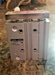 Smc MGPM20-25A Cylinder Guide With Air Cushion Slide. Fixed Price $150.00.