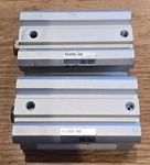 Lot Of Smc Pneumatic Cylinders NCQ2B25-50D 25MM Bore X 50MM Stroke. Fixed Price $54.00.