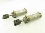 Smc CKG1A50-75Y Pneumatic Air Clamp Cylinder 50MM Bore 75MM Stroke Lot Of 2. Fixed Price $54.99.