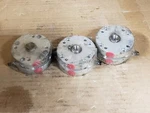 (3PCS)BIMBA F0-170 0.375-2R Pneumatic Panacake Cylinders 1.5"BORE 0.375" Stroke. Fixed Price $37.50.