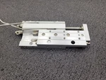 Smc MXF16-50 Low Profile Precision Pneumatic Slide Table Cross Roller Bearings. Fixed Price $99.99.
