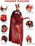 Halloween Costumes For Women Adult Devil Outfit Set. Fixed Price $17.25.