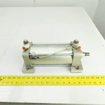 Smc NCDA1B400-0700 Double Acting Pneumatic Cylinder 4" Bore 7" Stroke 1" Rod. Fixed Price $101.42.