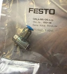 Festo GRLA-M5-QS-4-D Pneumatic Flow Control Valve 193138 Lot Of 2. Fixed Price $47.98.