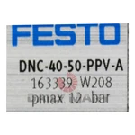 New Box Festo DNC-40-50-PPV-A 163339 Iso Cylinder. Fixed Price $88.60.