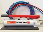 Spx Power Team P157 2-SPEED Hydraulic Hand Pump Model 630 Bar 9150 Psi 2.5L. Fixed Price $1142.50.