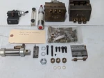 Assorted Smc Flow Controls, Nails, Washers, Nuts (read)+returns. Fixed Price $29.99.