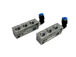 Festo FR-4-1/8-B Distributor Block G 1/8, 3 Output Ports 6701 Lot 2. Fixed Price $17.09.