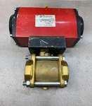 Used Watts 2" Ball Valve B-6800 With Kf Contromatics Pas 2200-4 Dls Actuator. Fixed Price $225.00.