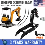 L-shaped Hydraulic Thumb Clip Attachment W/ Hoses For Mini Excavator. Fixed Price $207.99.