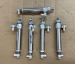 Smc Cylinder NCDMB075-0200C With Flow Controls AS2201F. Fixed Price $24.00.