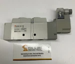 Smc SY9120-5DZ-03F-Q 24 Vdc Solenoid Valve With Connector. Fixed Price $99.02.