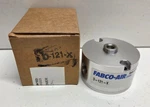 New Box! Fabco-air 1-1/8" Bore 1/2" Stroke Pneumatic Cylinder D-121-X. Fixed Price $79.95.