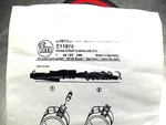 Ifm E11978 Fixing Strap Clean-line Cylinder, 38MM-48MM Bore New Sealed Bag. Fixed Price $15.00.