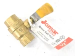Jomar Full Port Ball Valve Brass 600 Wog 1/2" 100-103 Threaded Connection. Fixed Price $13.99.