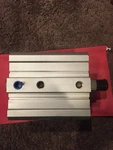 Smc Compact Pneumatic Single Acting Cylinder Spring Return Bore Approx 5-5 1/2". Fixed Price $60.00.