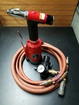Florida Pneumatic Rivet Gun (FP-891) & Speedaire (4ZM14) Regulator. Fixed Price $120.00.