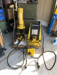 Enerpac PEM3042 Hydraulic 10000PSI Pump & Ton A330 C-frame Arbor Press System. Fixed Price $2900.00.