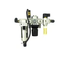 Smc AF3000-03C Air Filter Assembly, AR3001-03G Regulator, VHS3000 Pressure Valve. Fixed Price $90.00.