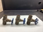Lot Of Three Nibco 3/4 Inch Stop/ Waste Gate Valve Solder/ Sweat. Fixed Price $23.50.
