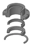Miller Cylinder 2-1/2" Hv Rod Seal Kit & Bolted Retainer 051-KR065-250. Fixed Price $279.62.