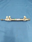 Smc 11-CDM2B20-75A Air Cylinder W/pneumatic Flowcontrol Elbow. Fixed Price $64.00.