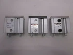 Smc, Compact Guide Cylinder, MGQL20-20, Used, Lot Of 3. Fixed Price $35.00.