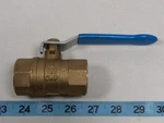 New Neles-jamesbury Brass Ball Valve 1" Series 300 400 Cwp With Blue Handle. Fixed Price $19.99.