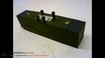 Parker H12VXBG0B9B Solenoid Valve 145PSI 1000KPA 24VDC 2.3W Max, New #164782. Fixed Price $106.25.