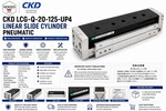 Ckd LCG-Q-20-125-UP4 Linear Slide Cylinder Pneumatic New. Fixed Price $140.40.