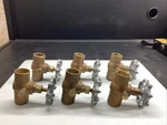 Lot Of Six Nibco 3/4 Inch Stop/waste Gate Valves Solder/ Sweat. Fixed Price $61.50.