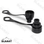 3/8" Hydraulic Dust Cap And Female Plug Cover, Set, Black, Enerpac C-604. Fixed Price $12.45.