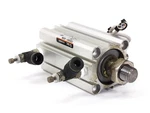 Smc Compact Pneumatic Cylinder 50MM Stroke 32MM Bore 16MM Rod CDQ2B32-50DM-J79L. Fixed Price $29.59.