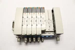 Smc Solenoid Valve Manifold 24VDC (2)VVQ4000-10A-1 (4) VQC4301-51 (1) VQC4101-51. Fixed Price $249.95.