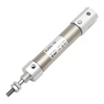 Smc NCJ2D16-150 Pneumatic Cylinder, 5/8IN Bore, 1-1/2IN Stroke, #10-32, 100PSI. Fixed Price $30.00.