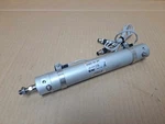 Smc Pneumatic Cylinder Part No. NCDGBA25-0550-M9PZ. Fixed Price $75.00.