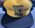 Vintage Eagle Iron Works Hat Eiw Strapback Aggregate Equipment Cap Mesh Foam. Fixed Price $10.00.
