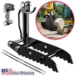 1X Hydraulic Thumb Clip W/ 2 Hoses For Mini Excavators Pick Up Irregular Objects. Fixed Price $207.99.