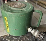 50 Ton Simplex Hollow Hydraulic Cylinder Jack. Fixed Price $850.00.