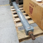 Lynair SLH-4B32 Pneumatic Cylinder, 4" Bore, 42-1/2" Stroke, 1-1/2" Npt Used. Fixed Price $189.52.