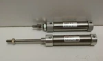 Lot Of (2) New Old Stock! Smc 2" Stroke 100 Psi Pneumatic Cylinders CDJ2B16-40-B. Fixed Price $20.95.