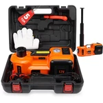 5 Ton 12V Electric Hydraulic Car Floor Jack Lift Set Inflator Pump Led Light. Fixed Price $79.99.