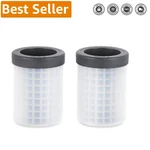 Compact Silicone Mini Ice Cylinder Set - 400 Cubes & Dishwasher Safe Design. Fixed Price $32.39.